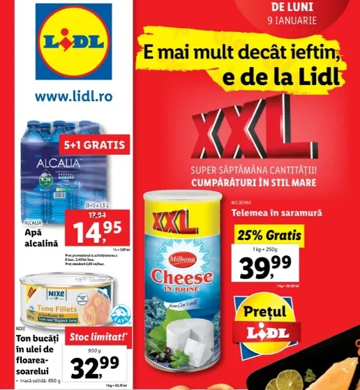 Revista LIDL din perioada 09.01-15.01.2023